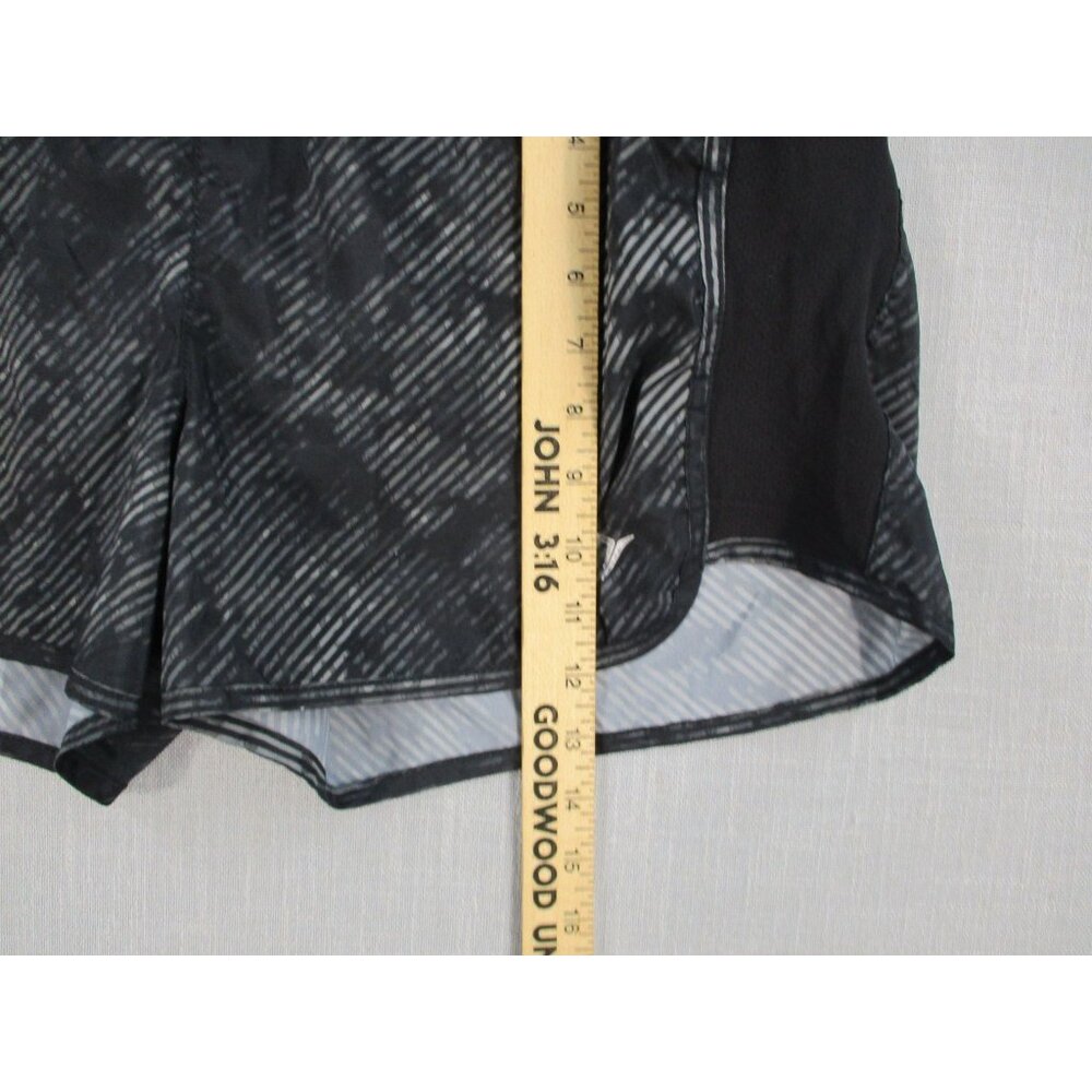 Old Navy Active Womens Running Shorts L/G Black & Gray Pattern‎ - Picture 5 of 9